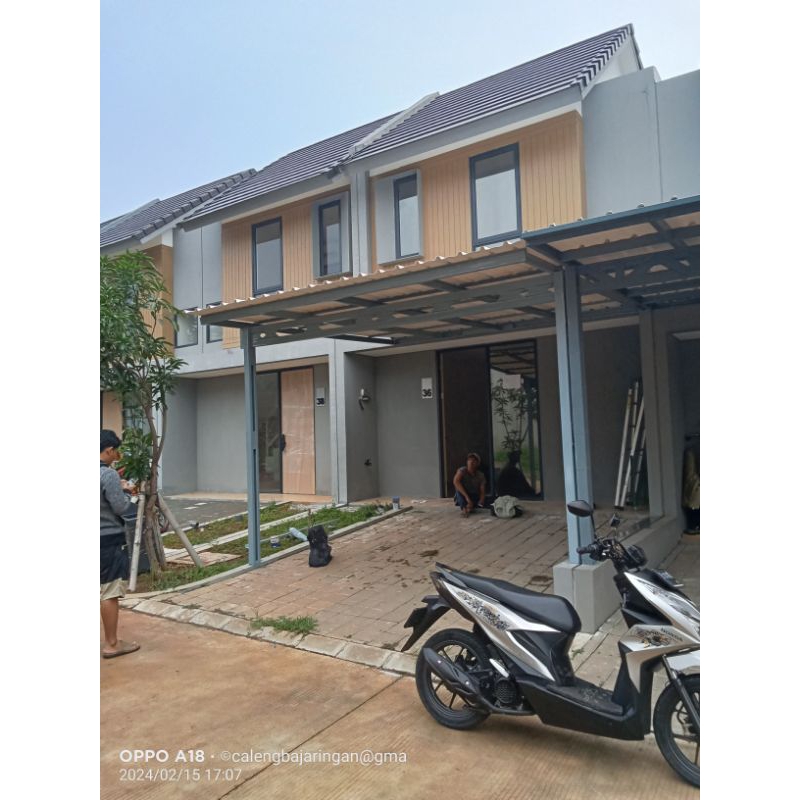 kanopi baja ringan Atap alderon singel