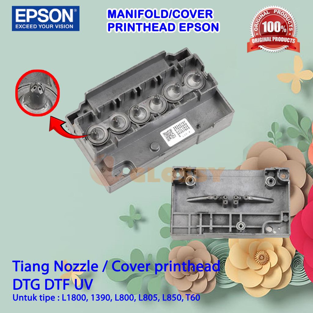 Manifold Printhead Head Epson 1390 L1800 Printer DTG