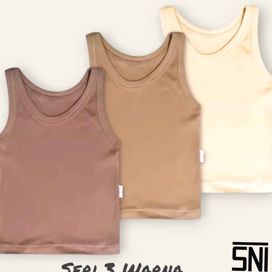 Paling Laku 6pcs Singlet anak bayi baby newborn  kaos dalam anak bayi
