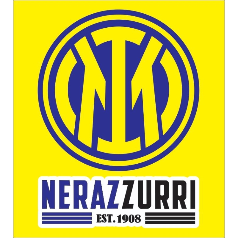 

stiker cutting sticker mobil Nazzurri intermilan