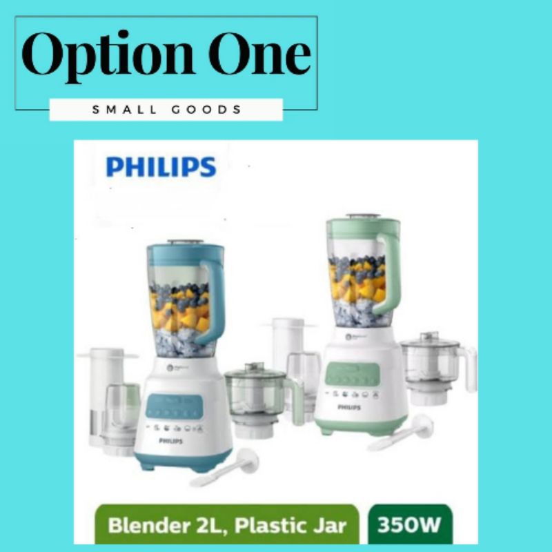 Philips Blender Plastik HR2223/30 (Hijau) HR2223 / HR 2223