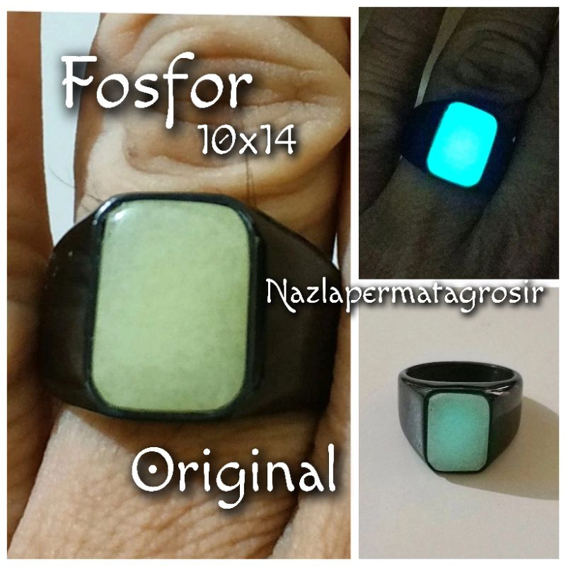 NATURAL BATU FOSFOR MENYALA DALAM GELAP