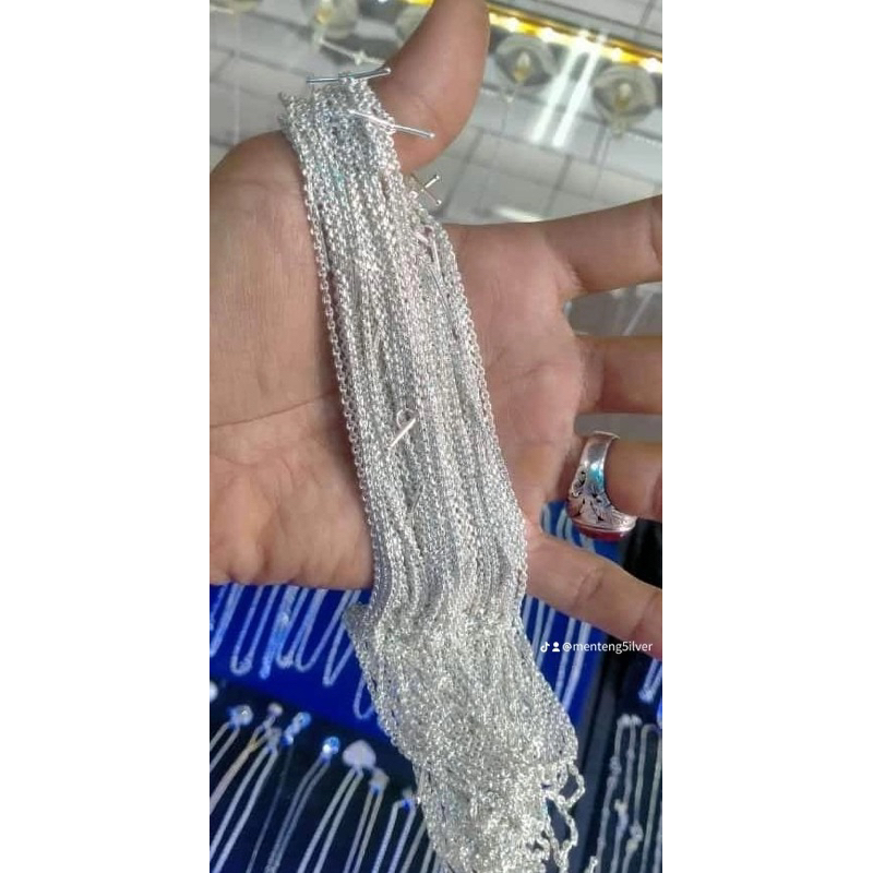 kalung perak/rantai medan