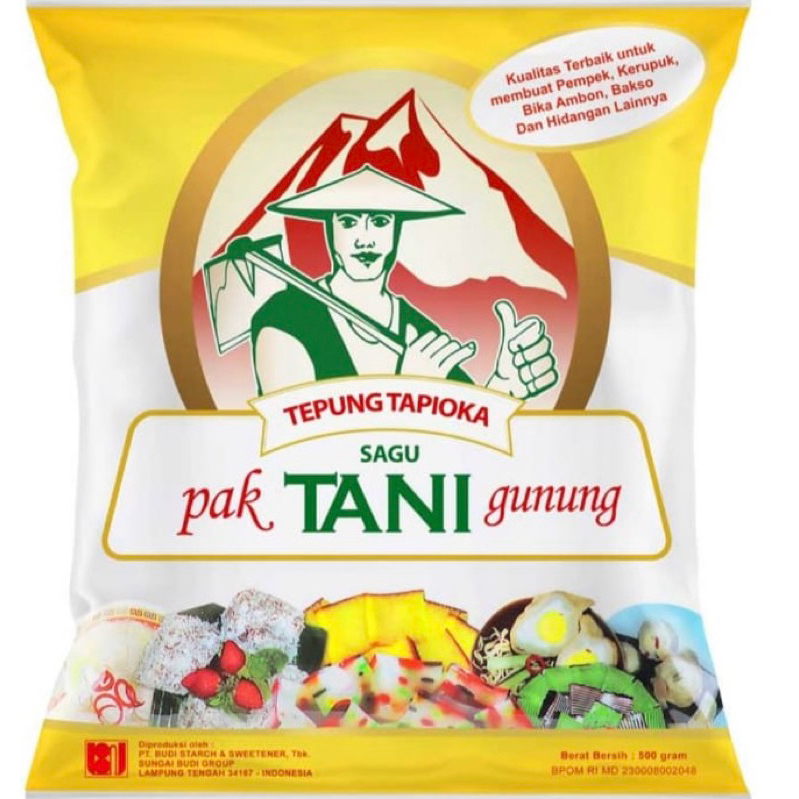 

Tapioka/kanji cap pak tani 500 gram