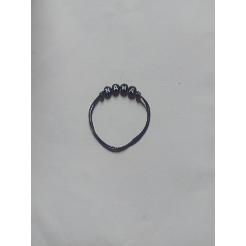 Gelang couple (2pcs) tali korea custom nama