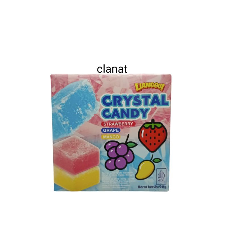 

[HALAL] LIANGGUI CRYSTAL CANDY PERMEN LUNAK ANEKA RASA STROBERI, ANGGUR, MANGGA 96g Permen Buah