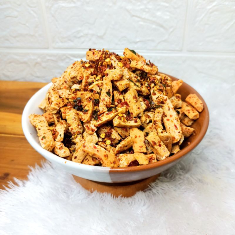 

Basreng Pedas Daun Jeruk / ORI daun jeruk / Basreng Stick / Basreng pedas Nikmat
