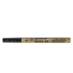 

Snowman Paint Marker Fine / Spidol Gold / Emas FGP-12 kecil