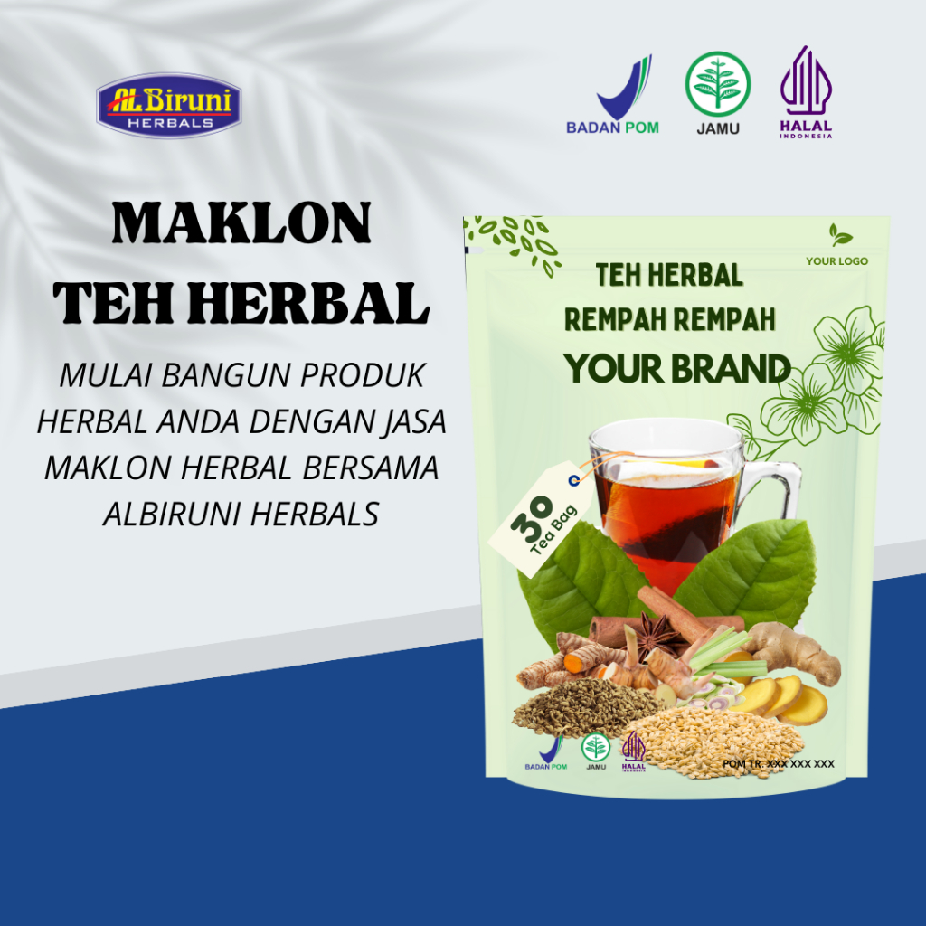 Pabrik Jasa Maklon Teh Herbal Rempah Rempah CV. Albiruni
