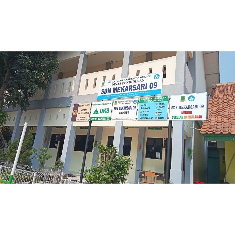 Plang Sekolah - Plang Kantong - Plang Klinik