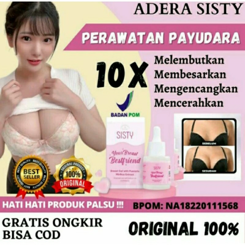 ADERA SISTY SERUM BREAST GEL Serum Pembesar Dan Pengencang Payudara Original BPOM