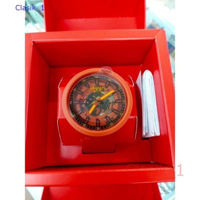 Jam Tangan Unisex SWATCH SB01R100 Big Bold
