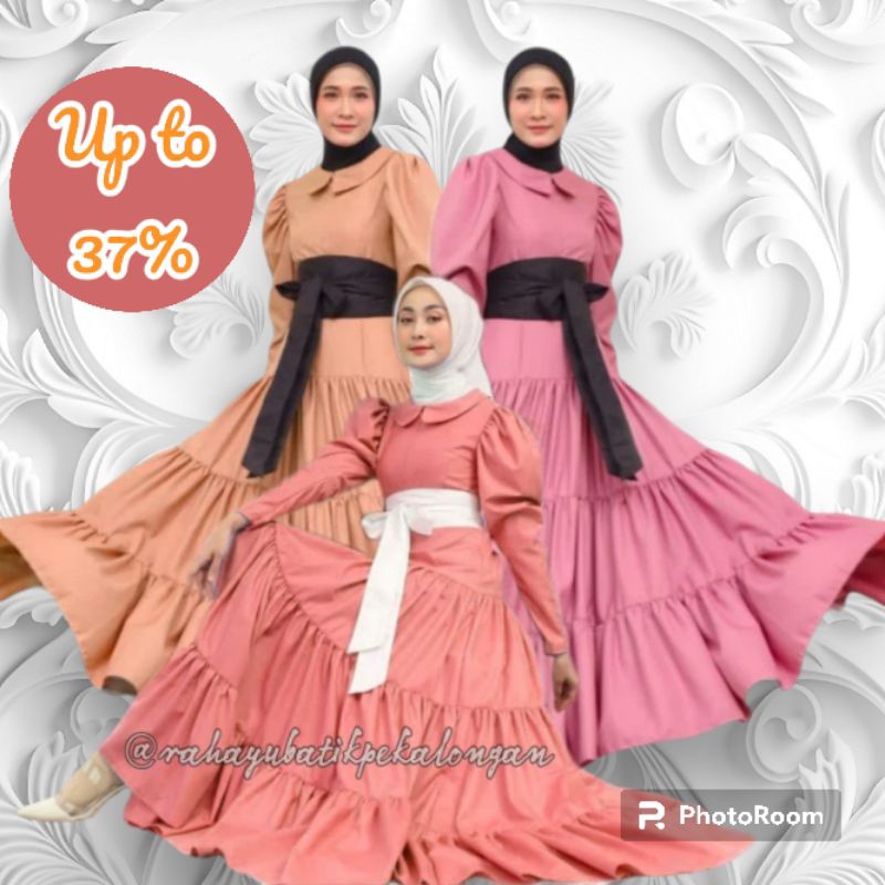 SAFITRI DRESS/GAMIS JUMBO/RAYON PREMIUM MIX MOSCREPE PREMIUM/BUSUI/RAYON POLOS