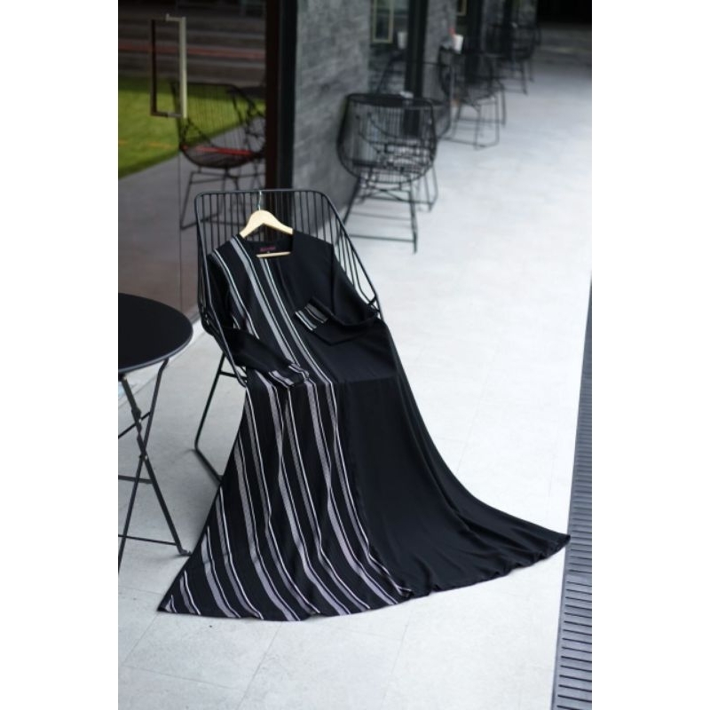 Gamis EDGE BLACK Abaya Jetblack AL-ARABIAN