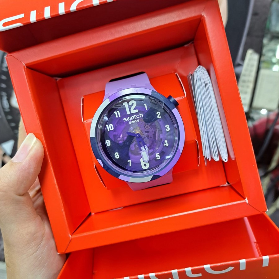 Jam Tangan Unisex SWATCH SB05V101 Big Bold Original
