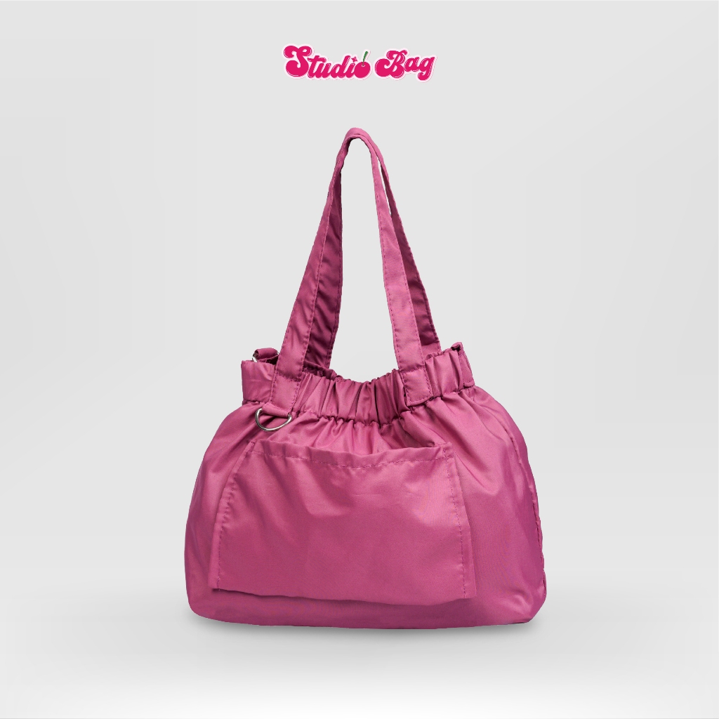 STUDIOBAG - VIKA Tas Selempang Bahu Wanita Dumpling Bag Simpel Shoulder Bag Polos Slingbag Cewek Rem