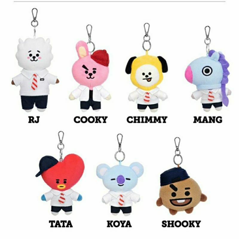 (PO) OFFICIAL BIG SALE BTS #BT21 AFTER SCHOOL DOLL KEYRING