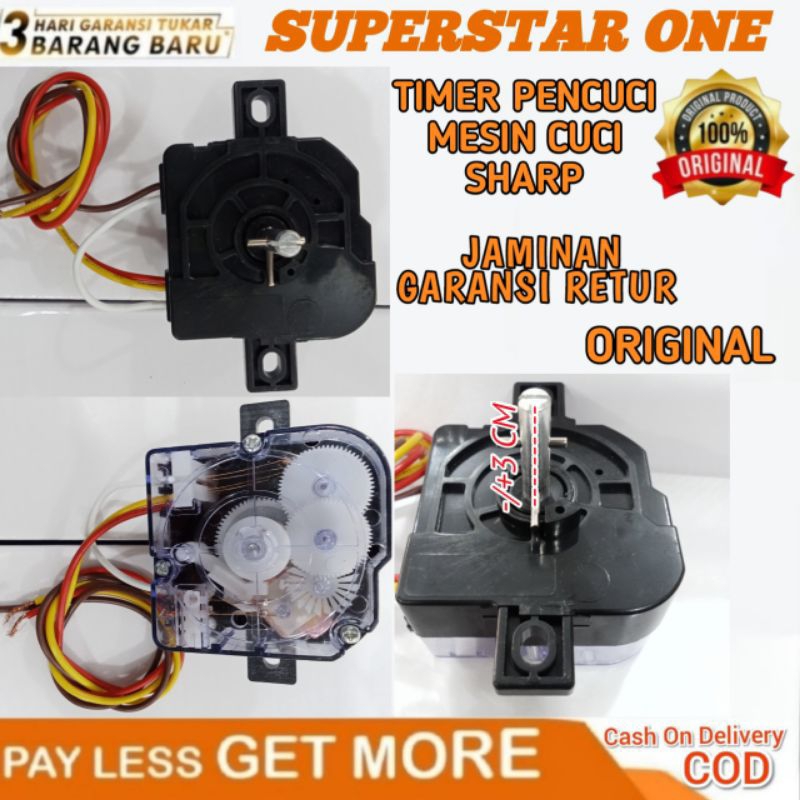TIMER PENCUCI MESIN CUCI SHARP 2 TABUNG