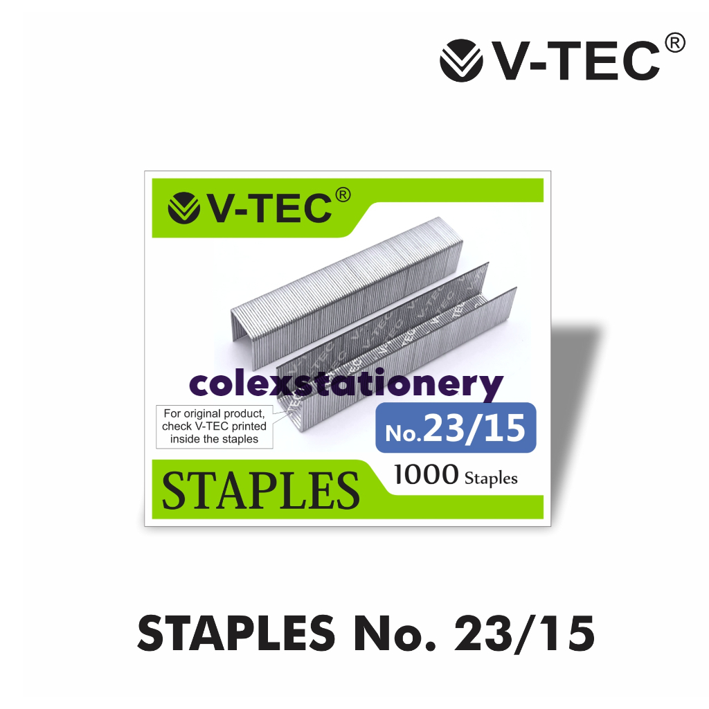 

Isi Hekter / Staples / Neces Vtec Ukuran 23/15