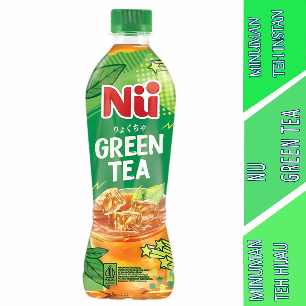 

Minuman Rasa Dauh Teh Hijau - Nu Green Tea - Minuman Teh Hijau - 450ml