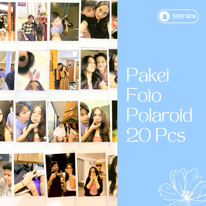 Paket Foto Polaroid 20 Pcs / Cetak Foto Polaroid Murah