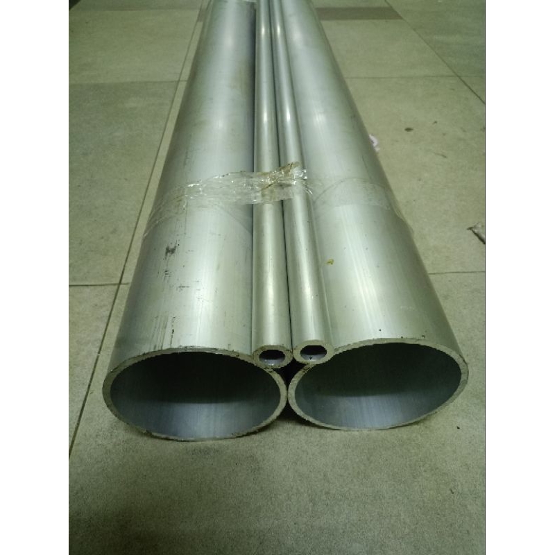 pipa aluminium 1" inch x 5mm x 1000mm pipa aluminium