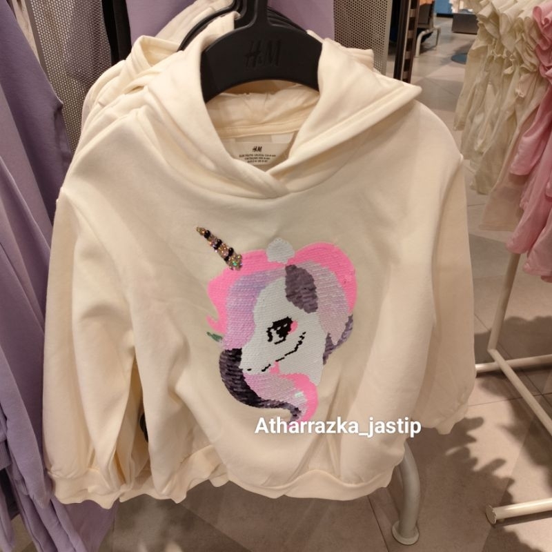 Hoodie H&M Kids Unicorn jastip jasa titip