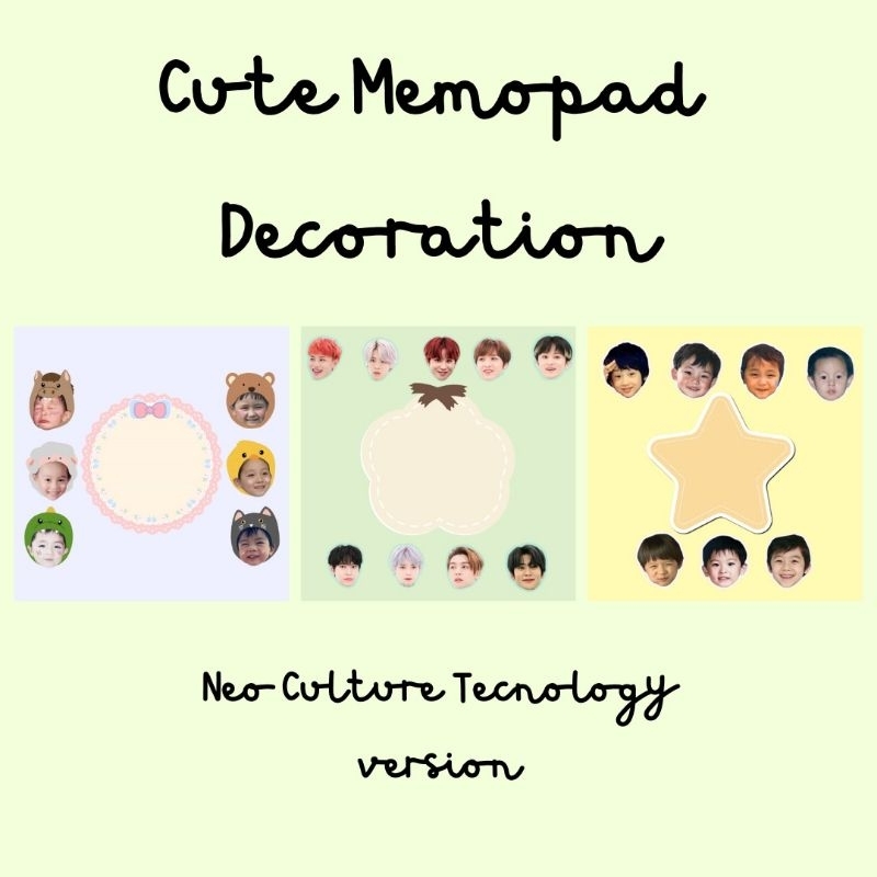 

[100 pcs] NCT MEMOPAD DECO || NOTE NCT 127 DREAM WAYV LUCU AESTHETIC SET FREEBIES