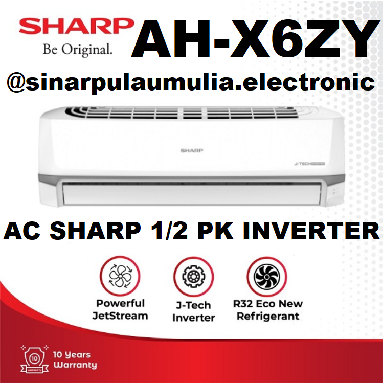 Sharp AC Inverter 1/2 PK - AH-X6ZY / AH-X 6 ZY / AHX 6ZY / AH X6 ZY