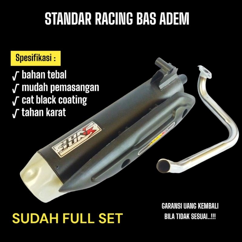 Knalpot Motor Junjun6 Racing performance Vario 125 Vario 150 Nmax Aerox Pcx 150