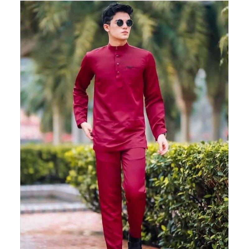 baju kurung pria melayu ..tanpa songket