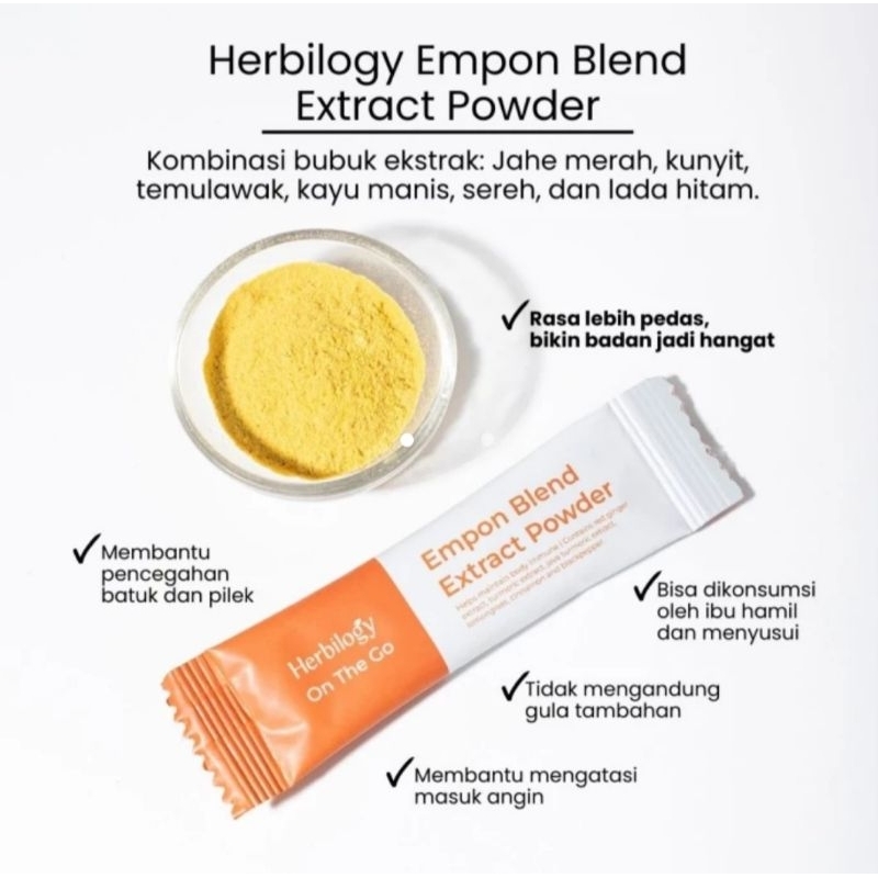 

Herbilogy On the Go Empon Blend Extract 10 Sachet
