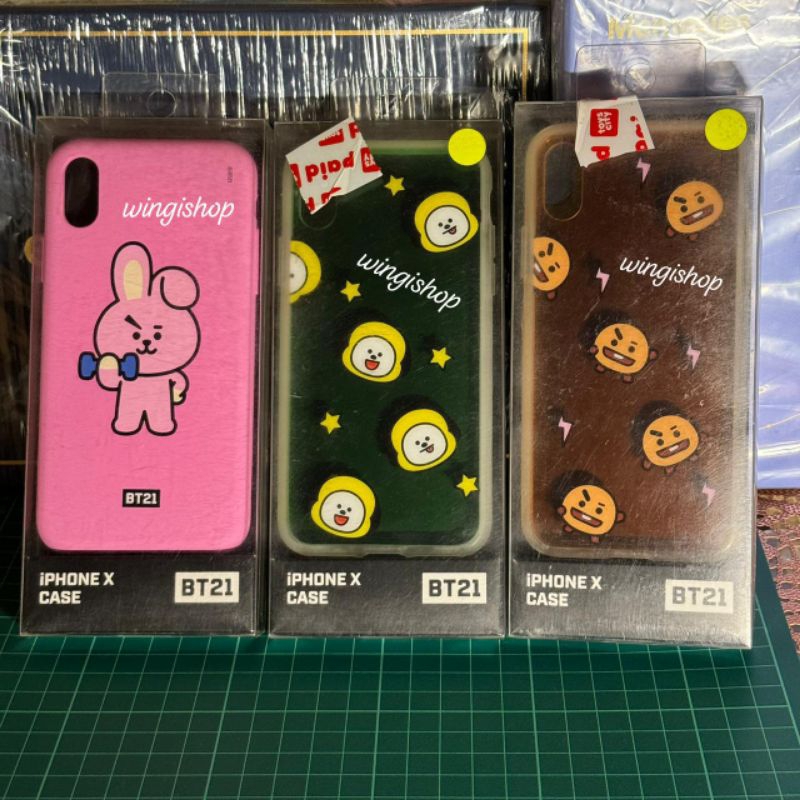 CASING CASE IPHONE X 10 BT21 SHOOKY CHIMMY COOKY
