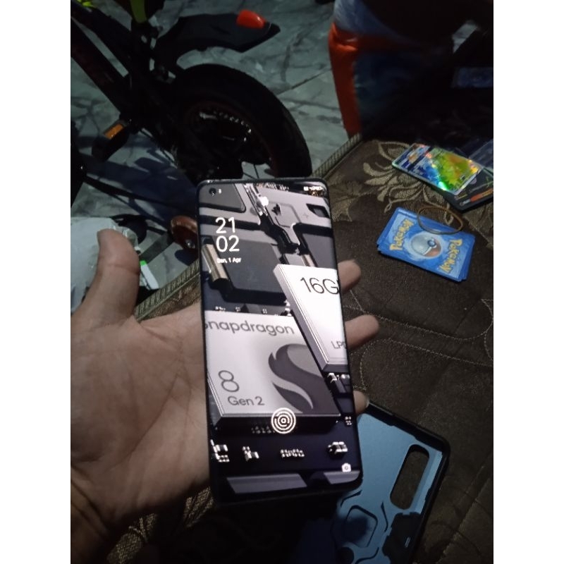 LCD oppo find x2 pro ori copotan