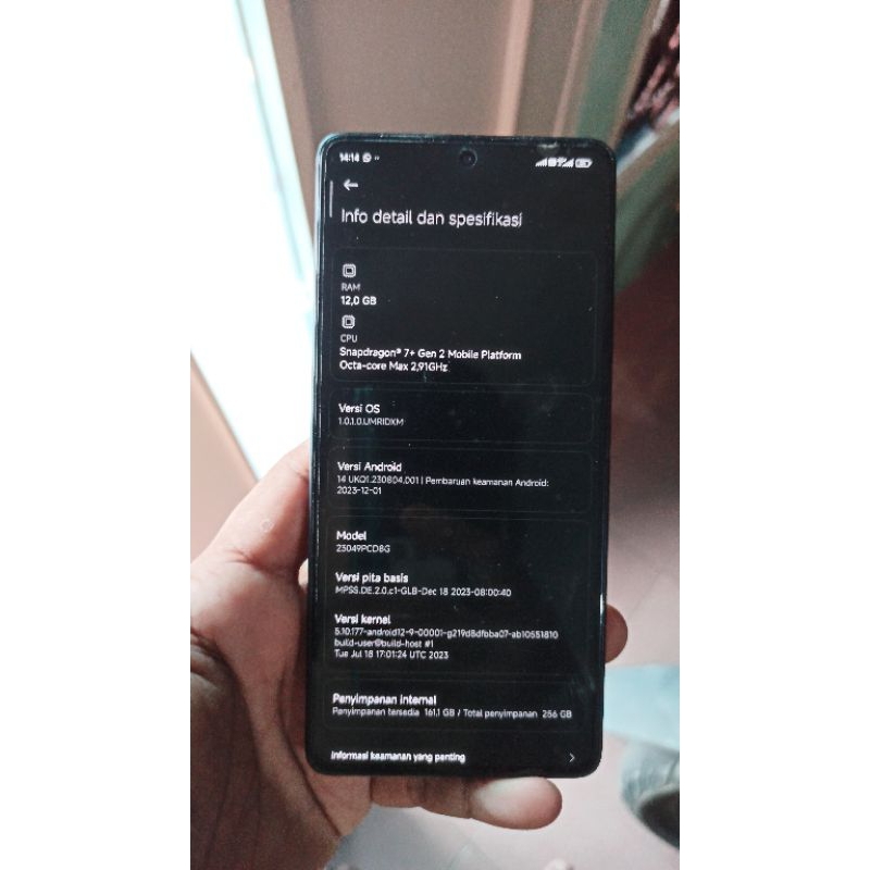 Xiaomi Poco F5 5G 12/256 Second Fullset Original