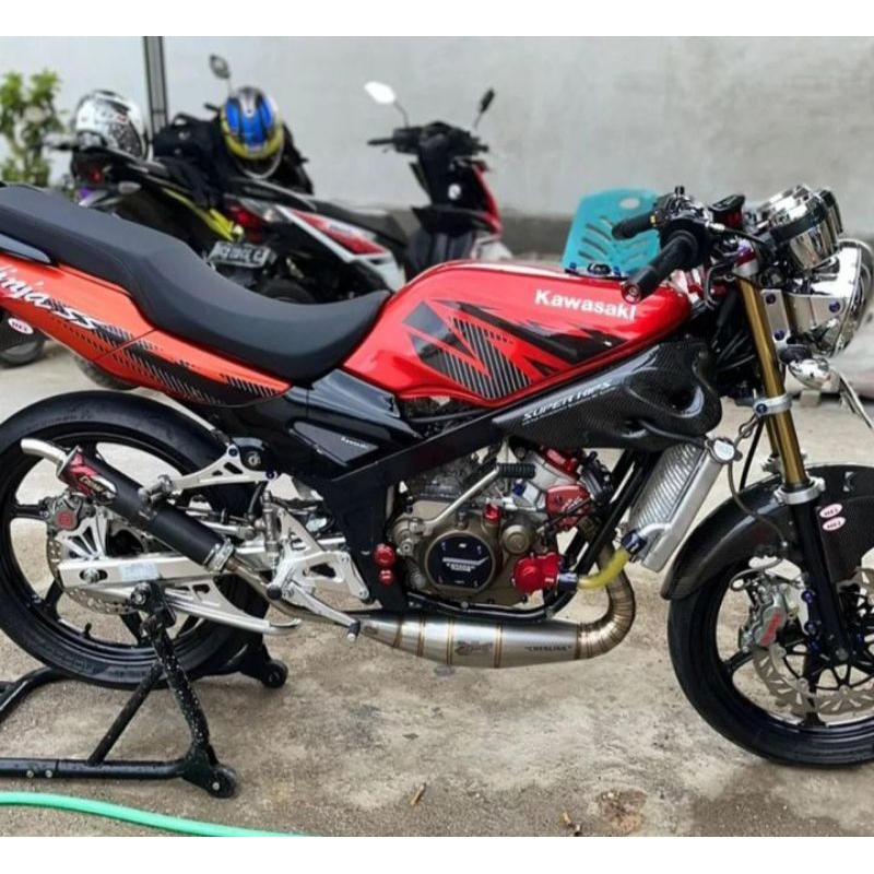 Knalpot Creampie Jogja Ninja SS R RR ZX150 Creampie Jogjakarta Silincer Carbon Karbon ZZ1  Original 