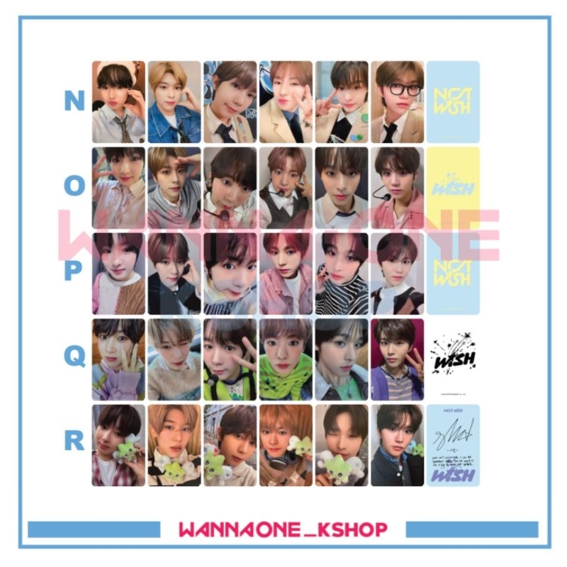 photocard nct WISH pob album