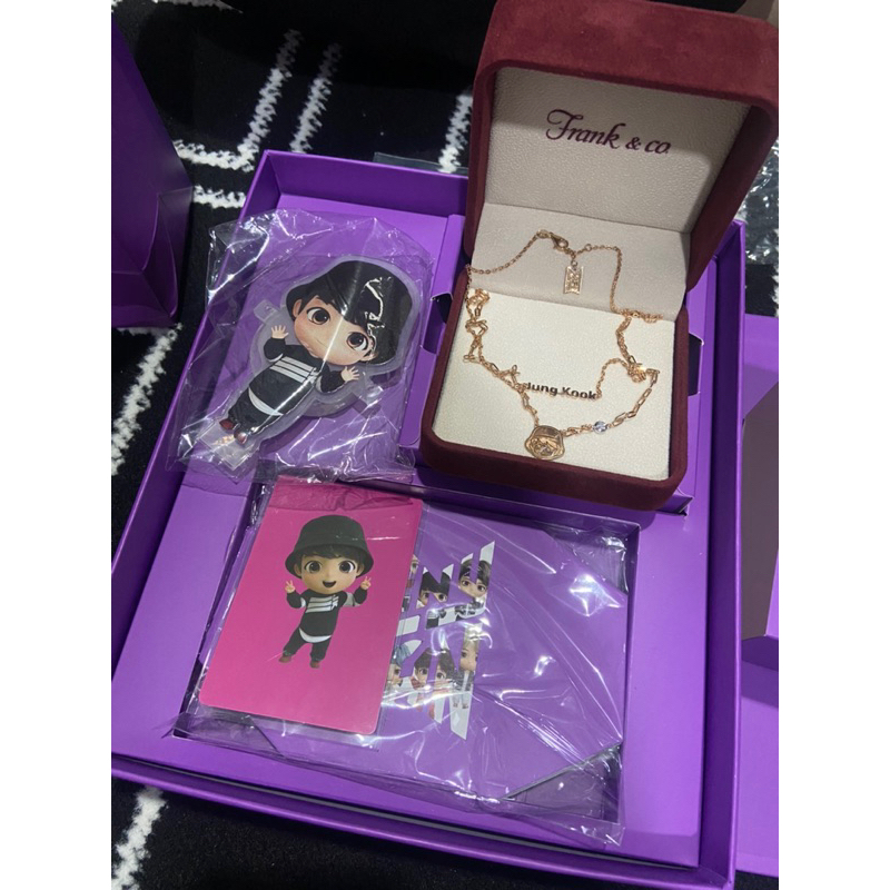 Frank & Co Diamond Necklace Jungkook BTS Tinytan - Kalung Jungkook