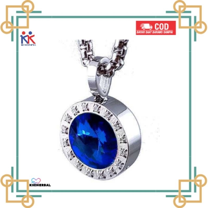 Kalung kesehatan KK LIFORCE blue sapphire original KK indonesia BERGARANSI