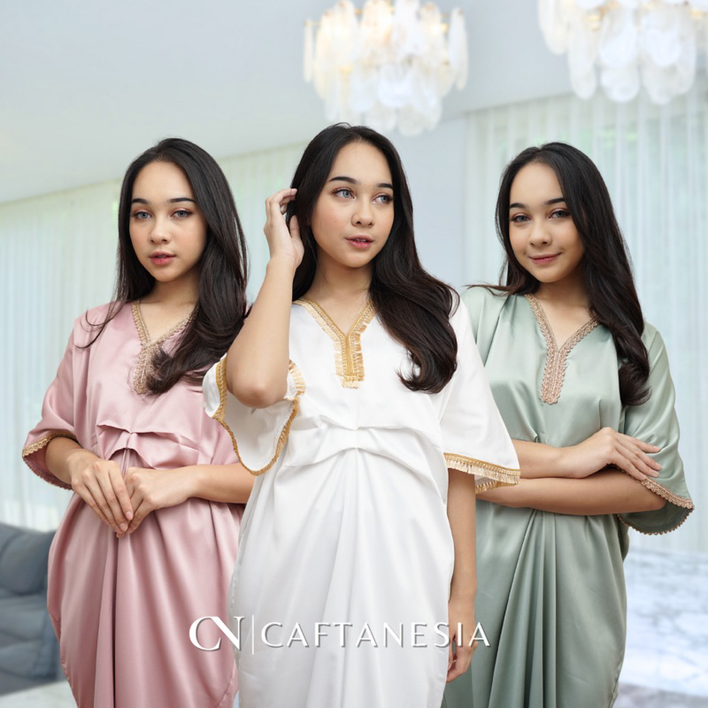 Caftanesia - Kaftan Remaja Nagita/ Kaftan Lebaran/ Kaftan Modern/ Kaftan Mewah