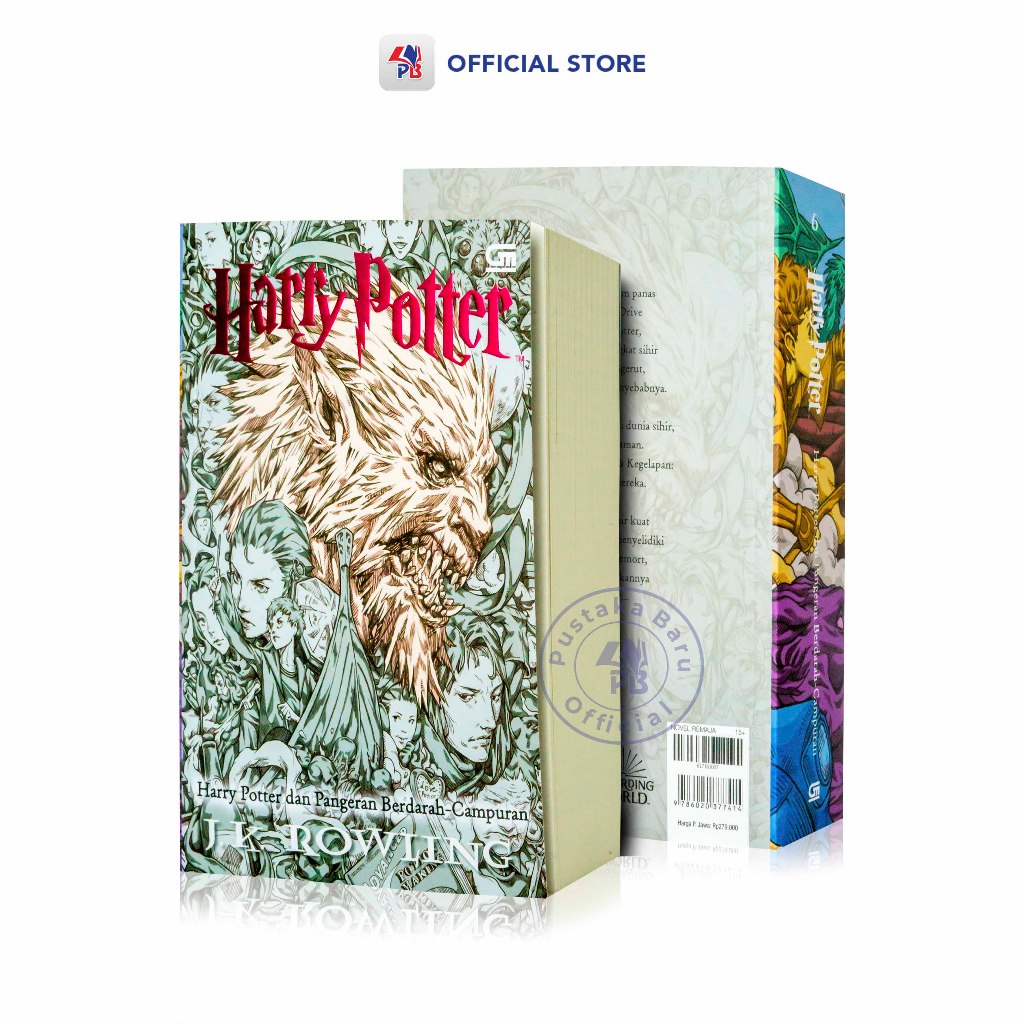 Buku Novel Harry Potter #6 : Harry Potter & Pangeran Berdarah Campuran / J K Rowling / GRAMEDIA PUST