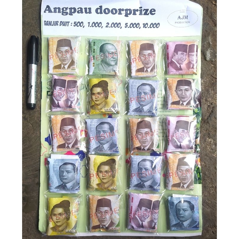 

angpau berhadiah angpau doorpriize isi 20 pcs