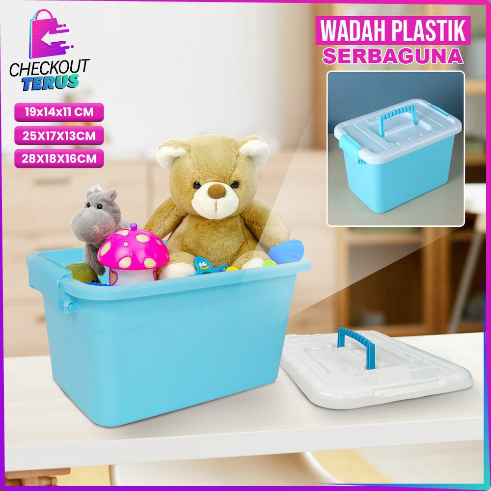 CT C256 Kotak Penyimpanan Keranjang Mainan Anak Box Container Plastik Wadah Mainan Tempat Mainan Ana
