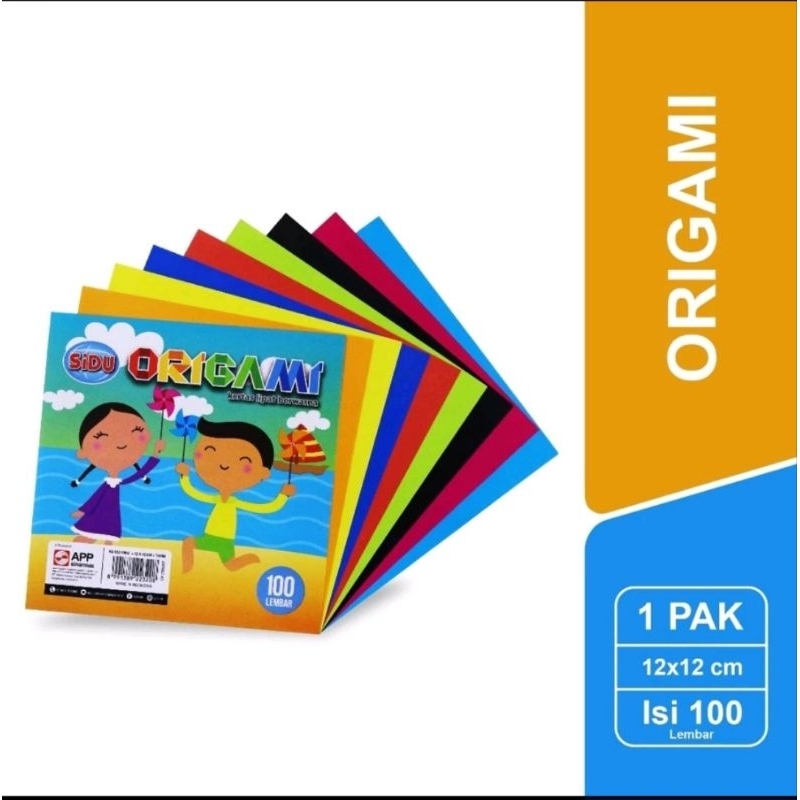

Kertas Lipat Origami 12 x 12 SIDU isi 100 Lembar