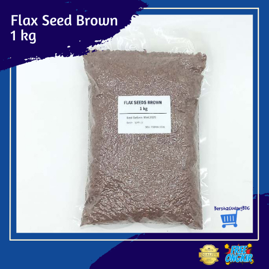 

Flax Seed Brown 1 kg / Biji Rami Coklat