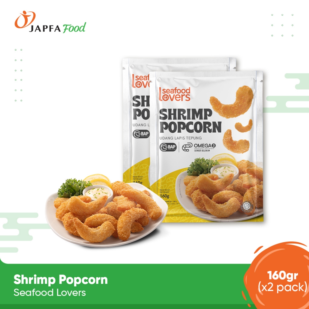 

Seafood Lovers Shrimp Popcorn 160 gr - Isi 2 pack