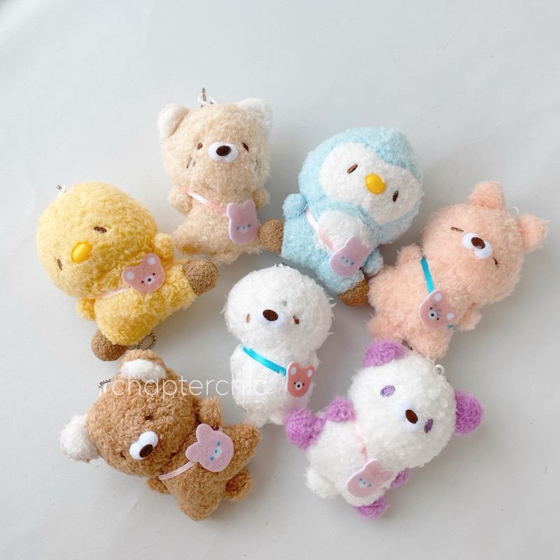 Paws Gantungan Kunci Binatang Boneka Bebek Pinguin Cat Hewan