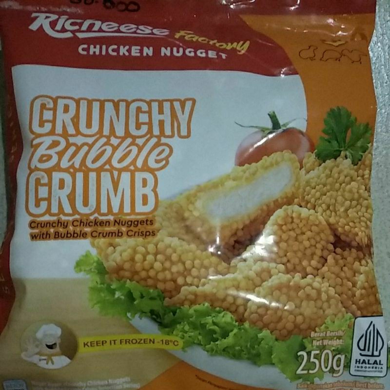 

Nugget Richeese buble crumb Crunchy 250gr