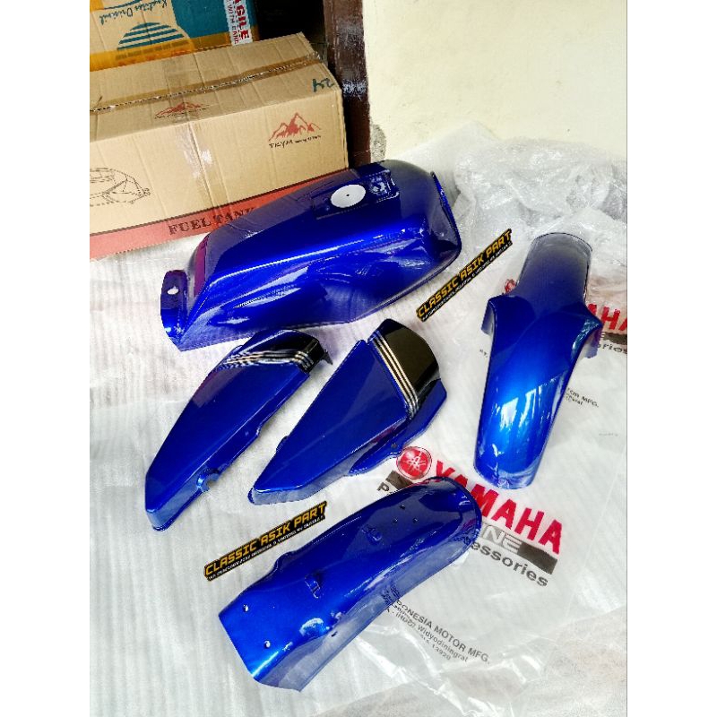Body set rx king new biru tangki set rx king new biru