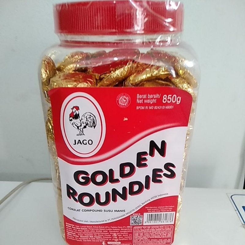 

COKLAT COIN GOLDEN ROUNDIES 850GR COKLAT KOIN JAGO CERES